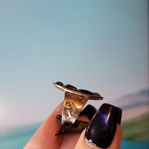 Vintage Jay King Desert Rose Trading Southwestern Sterling Silver Ring - Picture 5 of 11